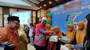 Bank Bengkulu Ubah Seremoni Jadi Aksi Sosial