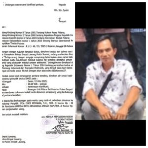Polres Empat Lawang Usut Dugaan Pencemaran Nama Baik PNS Lewat Video TikTok